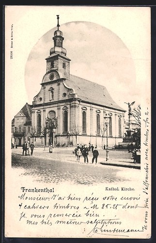 Ansichtskarte frankenthal - ansichtskarte,