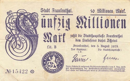 Frankenthal stadt 50 - ,