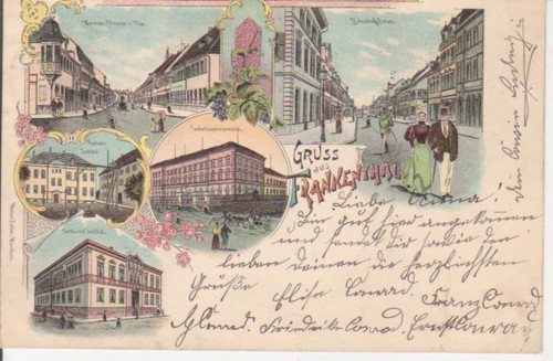 Frankenthal litho straßen - frankenthal,