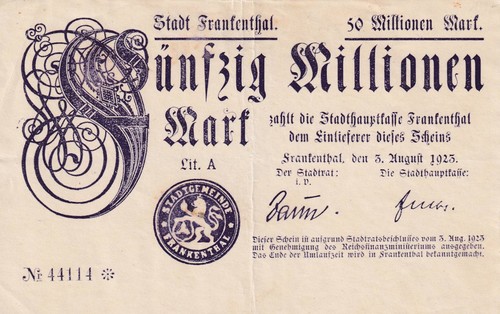 Frankenthal stadt 50 - -,