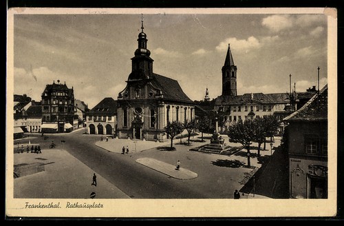 Ansichtskarte frankenthal - ansichtskarte,