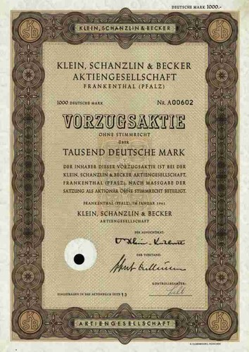 Klein schanzlin becker - klein,