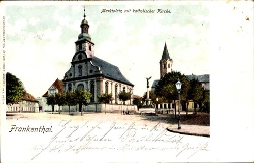 Frankenthal der pfalz - ak,
