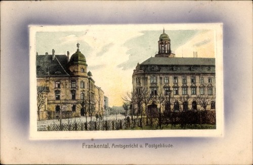 Frankenthal der pfalz - ak, in
