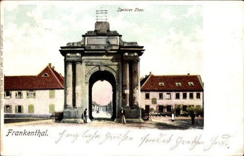 Frankenthal der pfalz - ak,