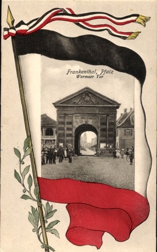 Passepartout frankenthal in - ak,