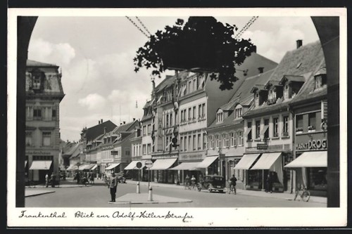 Ansichtskarte frankenthal - ansichtskarte,