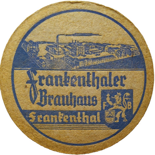 Alter bierdeckel frankenthaler - alter,