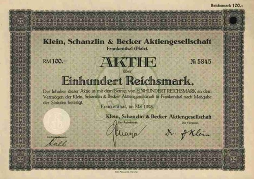 Klein schanzlin becker - schanzlin,