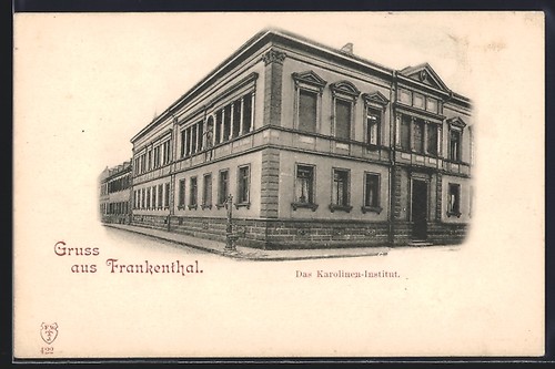 Ansichtskarte frankenthal - ansichtskarte,
