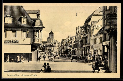 Ansichtskarte frankenthal - ansichtskarte,