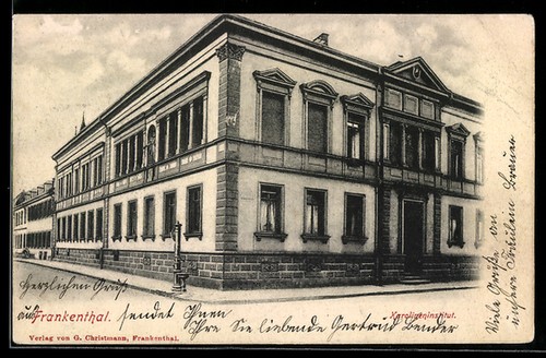 Ansichtskarte frankenthal - ansichtskarte,