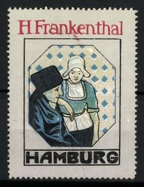 Reklamemarke frankenthal - h.,