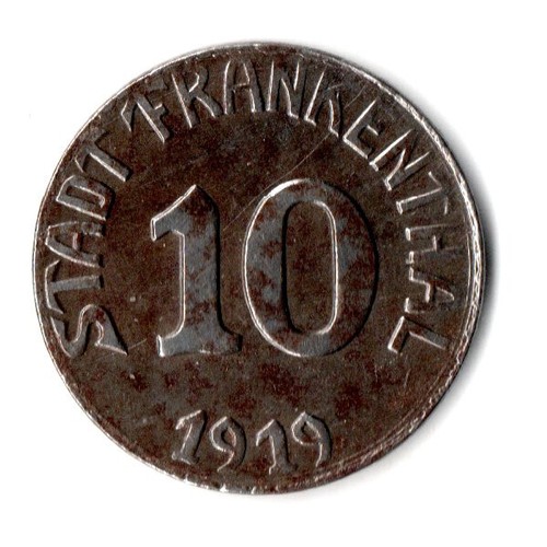 Pfennig 1919 frankenthal - 10,