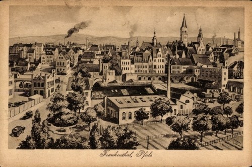 Frankenthal der pfalz - ak, in