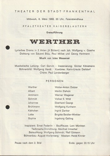 Programmheft jules massenet - programmheft,
