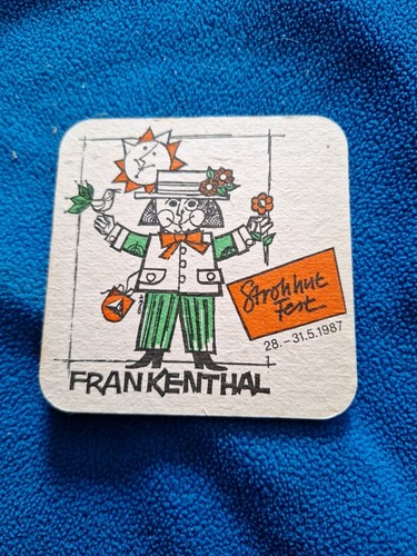 Bierdeckel 1987 frankenthal - 1987,