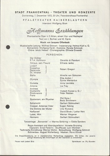 Programmheft offenbach - programmheft,