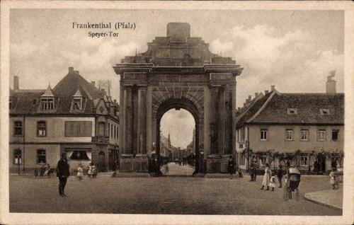 Frankenthal der pfalz - ak,