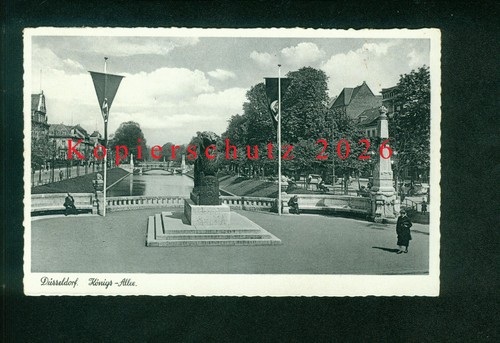 Düsseldorf königs allee - ak, düsseldorf,