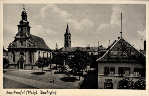 Frankenthal der pfalz - ak, in