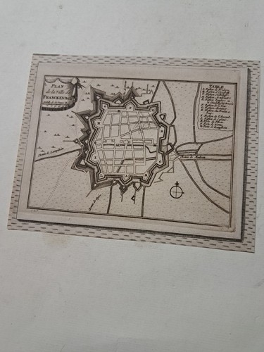 1730 grundriss der stadt - grundriss,
