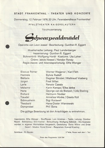 Programmheft leon jessel - programmheft,