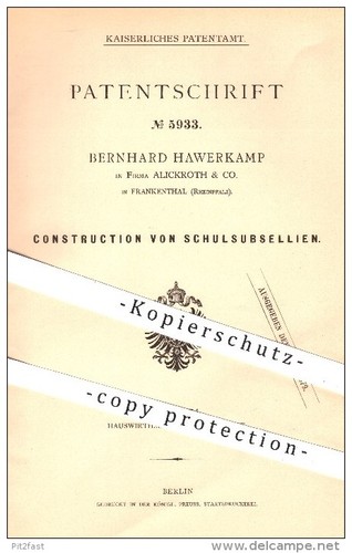 Original patent bernhard - original,