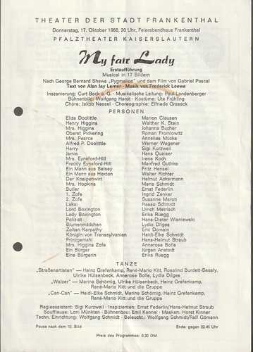 Programmheft frederick loewe - programmheft,