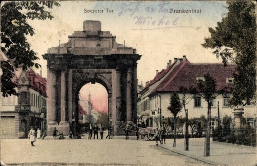 Frankenthal der pfalz - ak,