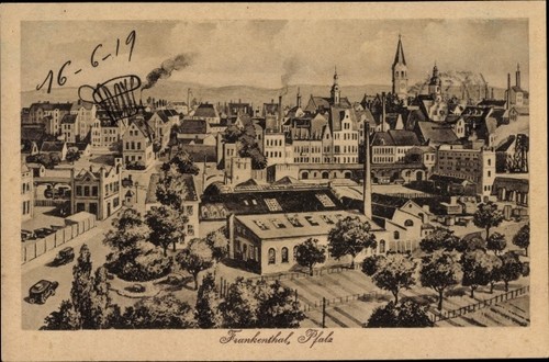 Frankenthal der pfalz - ak,