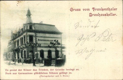 Frankenthal der pfalz - ak,