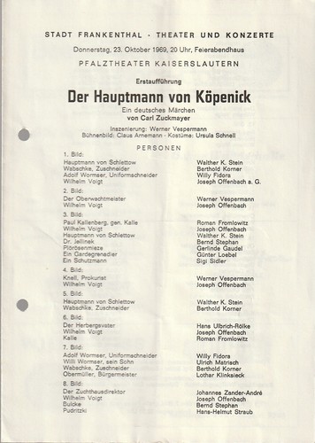 Programmheft carl zuckmayer - carl,