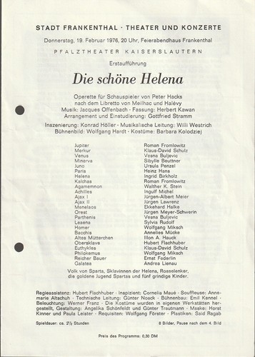 Programmheft offenbach die - offenbach,