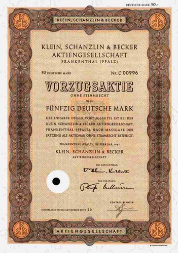 Klein schanzlin becker 1967 - schanzlin,